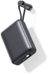 Swissten Power Bank 20000 mAh with Built-In Cables USB-C and Lightning 9