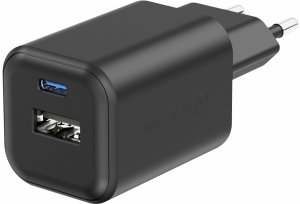 Swissten Travel Tīkla Lādētājs GaN USB-C / PD USB-A / 18W QC / 45W 1