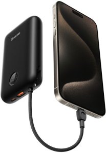 Swissten Voltbox 35W Power Bank 30000 mAh with Built-In Cables USB-C and Lightning 8