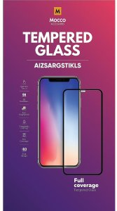 Mocco Full Face / Full Glue Tempered Glass Full Coveraged with Frame Apple iPhone 13 Pro Max Black 1