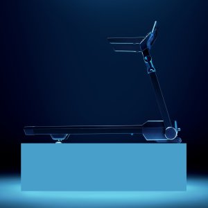 Składana bieżnia elektryczna T-24c Adidas z wyświetlaczem LED 10