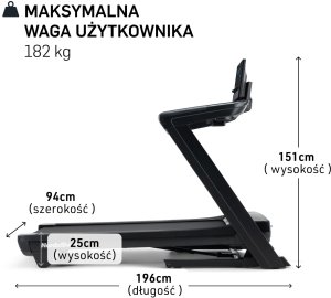 Bieżnia elektryczna NordicTrack Commercial LE 3.6 CHP 12