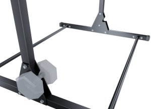 Wielofunkcyjny drążek treningowy stacjonarny UNDERFIT z uchwytami do dipów 6