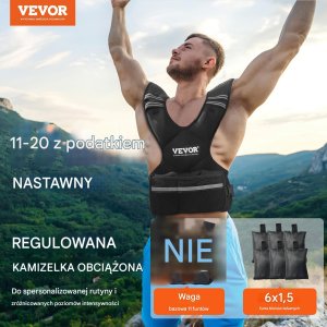 Regulowana kamizelka obciążeniowa 5-9 kg 3