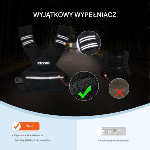Regulowana kamizelka obciążeniowa 5-9 kg 5