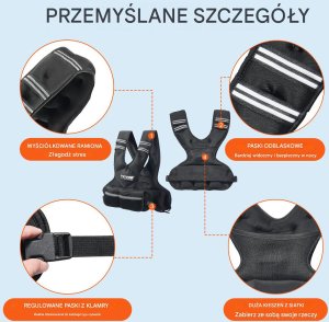 Regulowana kamizelka obciążeniowa 5-9 kg 6