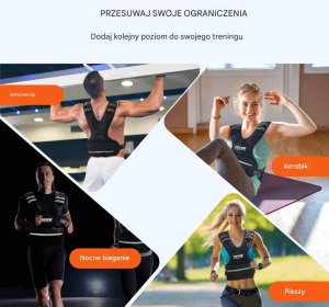 Regulowana kamizelka obciążeniowa 5-9 kg 7