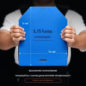 Obciążniki do kamizelki treningowej 2 x 2,6 kg 3