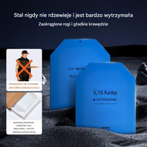 Obciążniki do kamizelki treningowej 2 x 2,6 kg 4