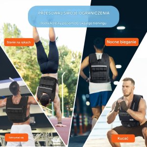 Regulowana kamizelka obciążeniowa 15,85 kg 6