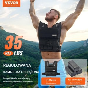 Regulowana kamizelka obciążeniowa 15,85 kg 7