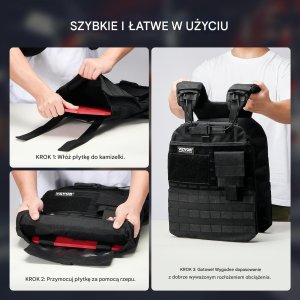 Obciążniki do kamizelki treningowej 2 x 3,9 kg 6