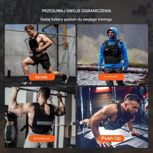 Obciążniki do kamizelki treningowej 2 x 6,5 kg 6