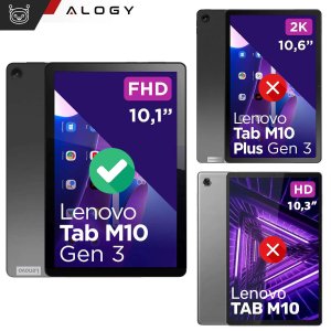Etui na tablet Lenovo Tab M10 3gen 3 GEN 10.1 2022 TB328FU TB328XU obudowa Case Alogy Book Cover Różowe 9