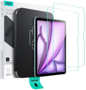 SZKŁO HARTOWANE ESR ULTRAFIT TEMPERED GLASS 2-PACK IPAD AIR 11” 6 / 7 / 2024-2025 CLEAR 1