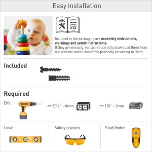 Uchwyt na Tablet 7-14 z Blokadą na Zamek Ścienny Obrotowy 360 Biały 8