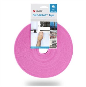Taśma VELCRO One Wrap 50 mm, różowa, 25 m 1