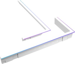 Asus Zestaw oświetleniowy ARGB GT502 Horizon biały 2