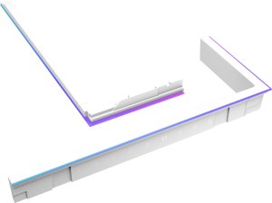 Asus Zestaw oświetleniowy ARGB GT502 Horizon biały 6