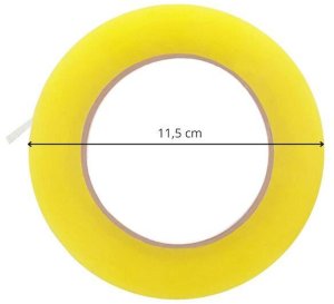 Taśma klejąca 4,5 cm x 100 m pakowa, samoprzylepna, biurowa przezroczysta UNIWERSALNY 6