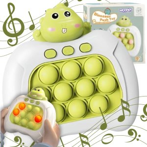 WOOPIE Gra POP IT Elektryczna Antystresowa Zręcznościowa Dinozaur Zielony Zestaw 24 szt. 1