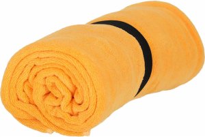 T-SPOFI60X160 - Ręcznik sportowy z mikrofibry dzianina: 100% poliester 295 g/m2 znakomicie chłonie wodę szybkoschnący wytrzymały lekki poręczny - szary/stalowy 2