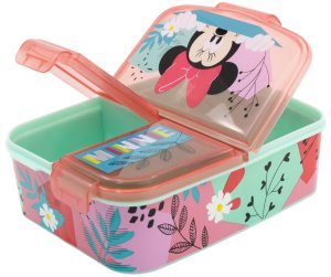 Śniadaniówka Lunchbox z trzema przegródkami Myszka Minnie Disney 900 ml 1