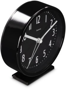 Budzik Skye 11,3 cm Czarny 2