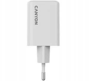 CANYON Ładowarka sieciowa CU45CC GaN 45W 2xPD EU Biała 3