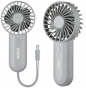Wentylator ręczny akumulator USB NOVEEN F220 1