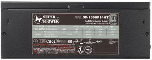 Super Flower LEADEX TITANIUM 1600W 80 PLUS Titanium Netzteil – 1.600 Watt, schwarz 2