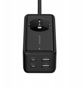 Listwa Przeciwprzepięciowa Zasilająca Przedłużacz 2x Usb 2x Type-c 1.5m 65w / Psp165220001 4