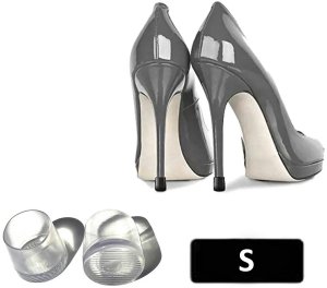 AG836F Osłonki na obcasy roz. s           bezbarwny 2