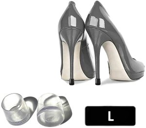 AG836D Osłonki na obcasy roz. l           bezbarwny 2