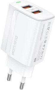 FONENG ładowarka sieciowa EU63 2.4A 12W 2xUSB Biały standard 2