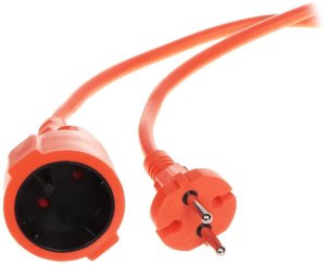 Przedłużacz sieciowy PR-160 1-gniazdo bez uziemienia 2x1,5mm (30 metrów) 2