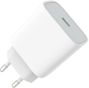 Ładowarka sieciowa 230V PLATINET 1xUSB-A + 1xUSB-C 20W biała (46000) 2