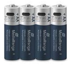 BATTERY RECH. LI-ION AA 1.5V/1400MAH 4P MRBAT161 MEDIARANGE 1