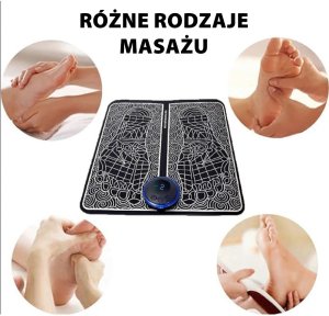 Mata elektryczna USB do masażu stóp EMS FOOT Elektrostymulator nóg 2