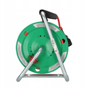 Akyga Przedłużacz bębnowy Bretec Brennensthul Akyga AK-CR-03 1 gniazdo 3x1.5 mm IP20 25 m 2