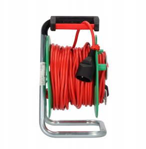 Akyga Przedłużacz bębnowy Bretec Brennensthul Akyga AK-CR-03 1 gniazdo 3x1.5 mm IP20 25 m 4