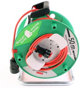 Akyga Przedłużacz bębnowy Brennensthul Akyga AK-CR-04 1 gniazdo 3x1.5 mm IP20 50 m 2