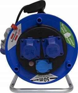 Akyga Przedłużacz bębnowy Brennensthul Akyga AK-CR-04 1 gniazdo 3x1.5 mm IP20 50 m 9