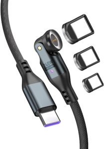 4smarts USB-C 540° Magnetkabel-Set GravityCord 240W 1,8m 3