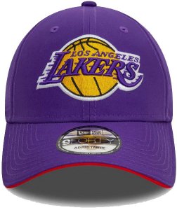 Czapka NEW ERA z daszkiem LA Lakers Microfibre 9FORTY fioletowa 2