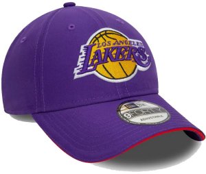 Czapka NEW ERA z daszkiem LA Lakers Microfibre 9FORTY fioletowa 3