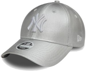 Czapka z daszkiem NEW ERA NY Yankees Womens Met  9FORTY srebrna 1