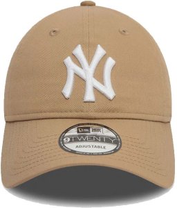 New Era Czapka z daszkiem NEW ERA NYY League Essential 9TWENTY beżowa 2