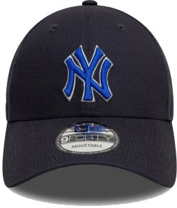 New Era Czapka NEW ERA z daszkiem NYY Side Patch 9FORTY granatowa 2