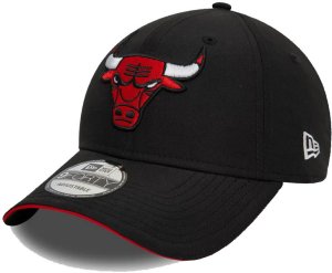 Czapka NEW ERA z daszkiem Chicago Bulls Microfibre 9FORTY Czarna 1